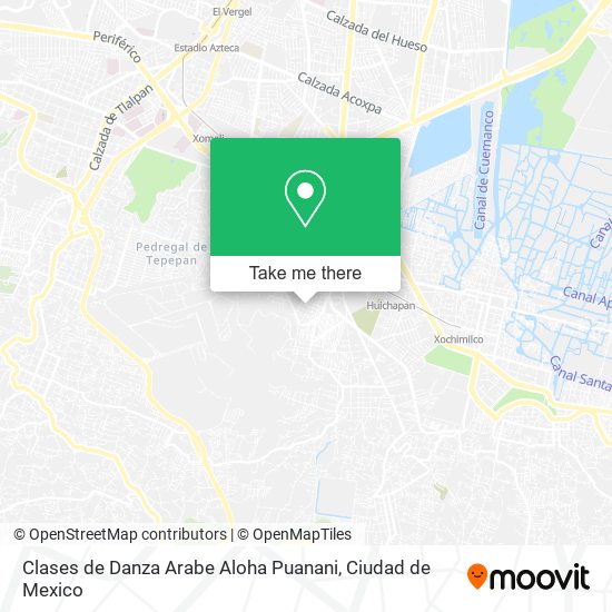 Mapa de Clases de Danza Arabe Aloha Puanani