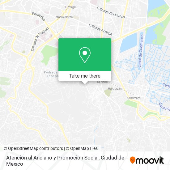 Atención al Anciano y Promoción Social map