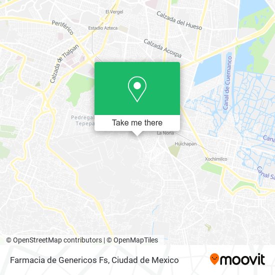 Farmacia de Genericos Fs map