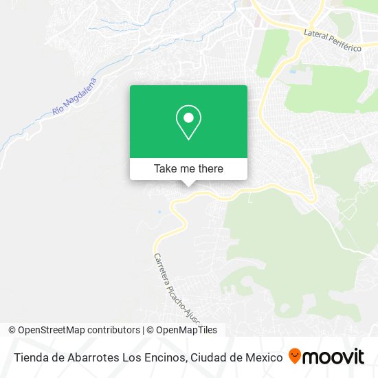 Tienda de Abarrotes Los Encinos map