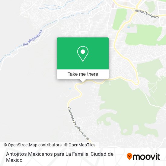 Antojitos Mexicanos para La Familia map