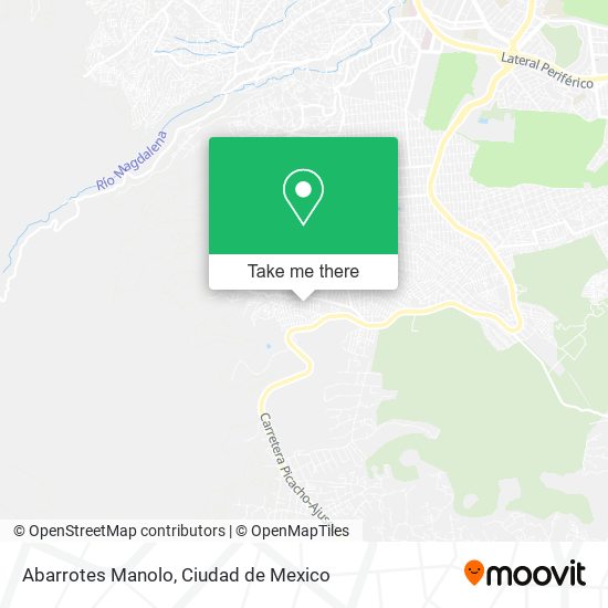 Abarrotes Manolo map