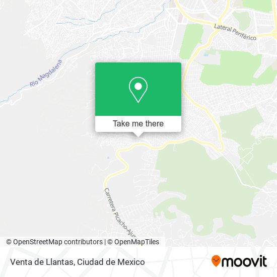 Venta de Llantas map