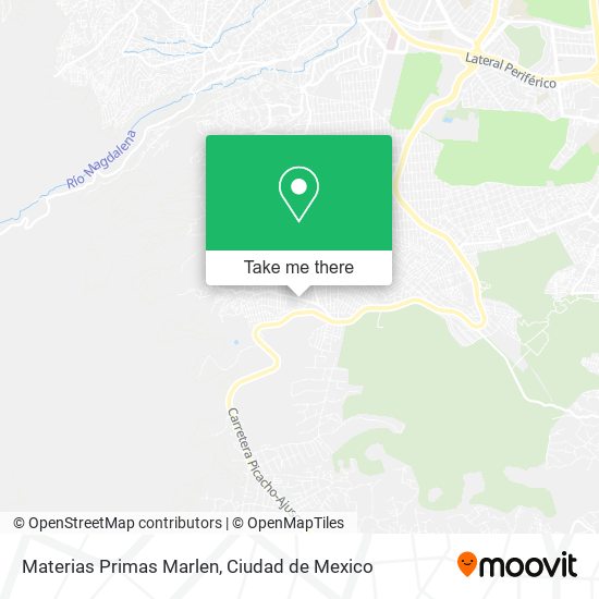 Mapa de Materias Primas Marlen