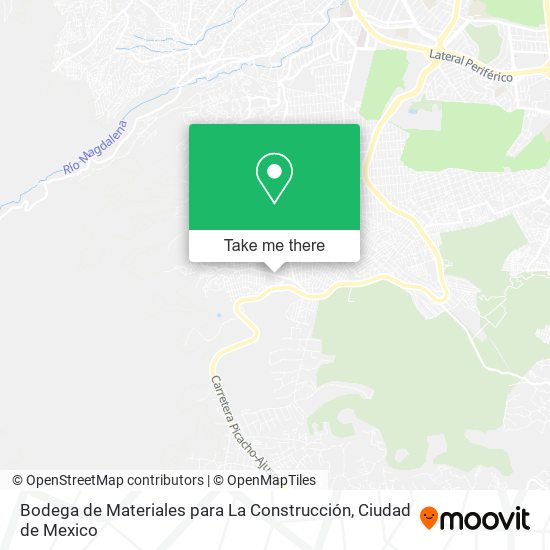 Bodega de Materiales para La Construcción map