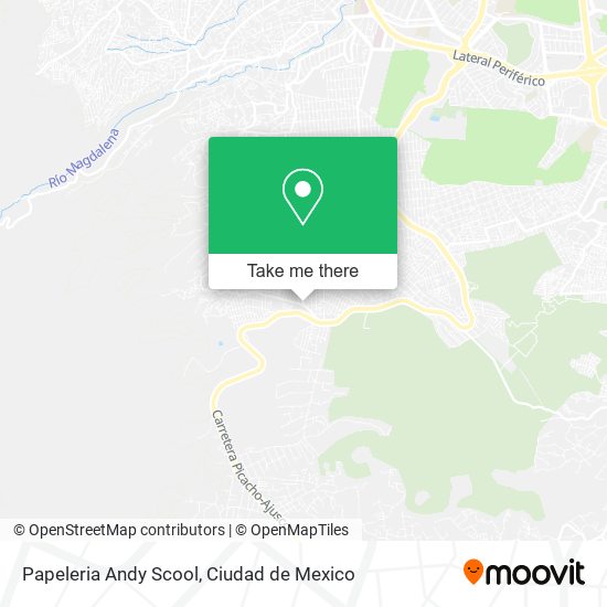 Papeleria Andy Scool map