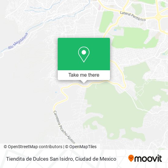 Mapa de Tiendita de Dulces San Isidro