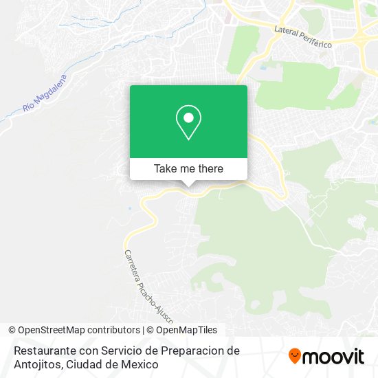 Restaurante con Servicio de Preparacion de Antojitos map