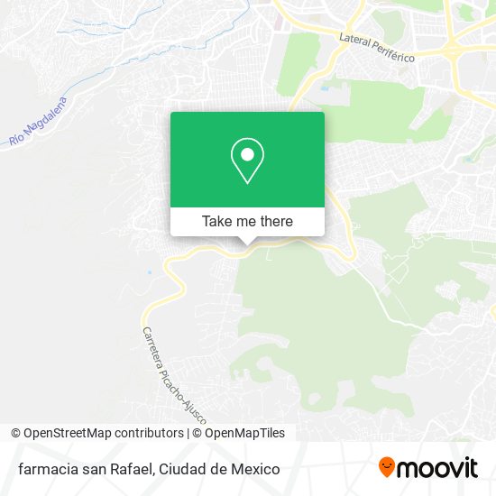 Mapa de farmacia san Rafael