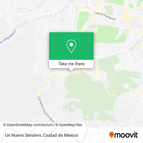 Un Nuevo Sendero map