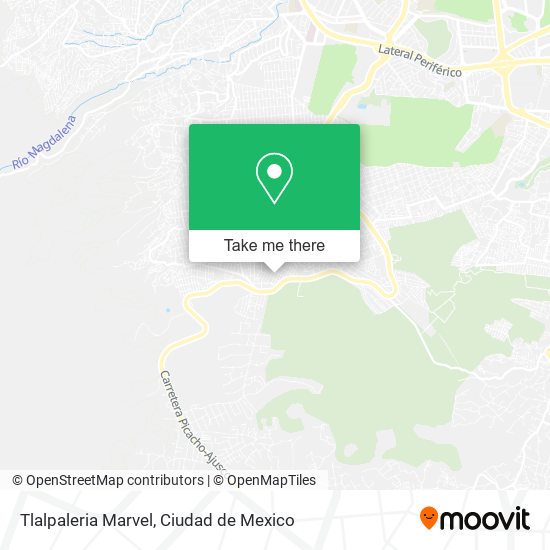 Tlalpaleria Marvel map