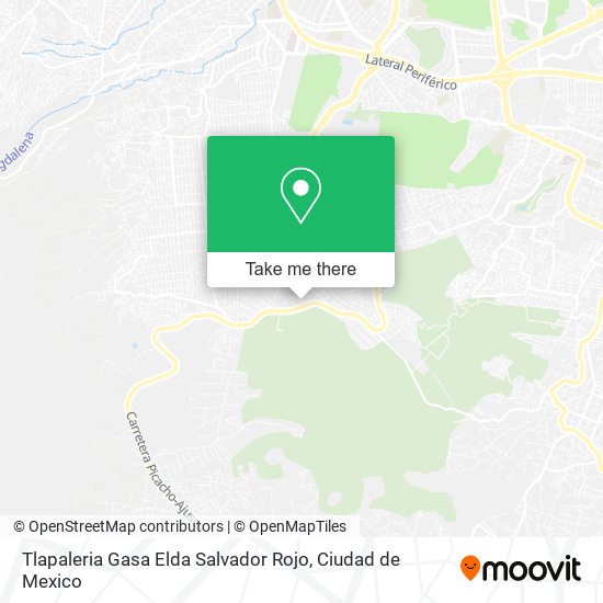 Mapa de Tlapaleria Gasa Elda Salvador Rojo