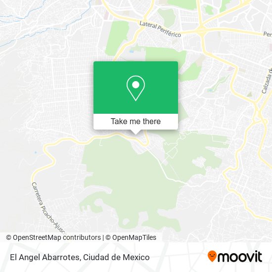 El Angel Abarrotes map