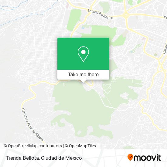 Tienda Bellota map