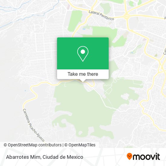 Abarrotes Mim map