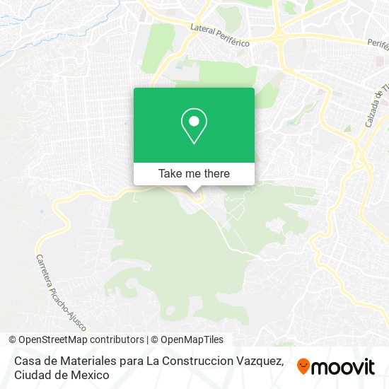 Casa de Materiales para La Construccion Vazquez map