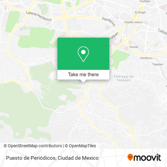 Puesto de Periódicos map