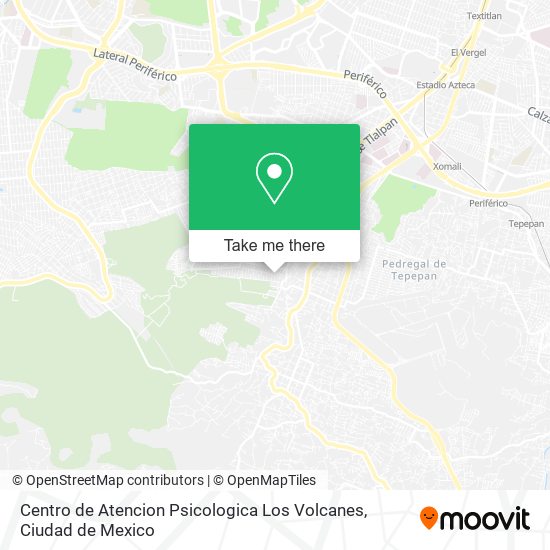 Centro de Atencion Psicologica Los Volcanes map