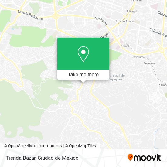 Mapa de Tienda Bazar