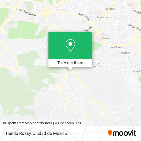 Mapa de Tienda Rossy