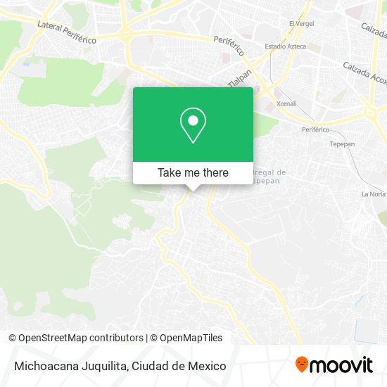 Michoacana Juquilita map