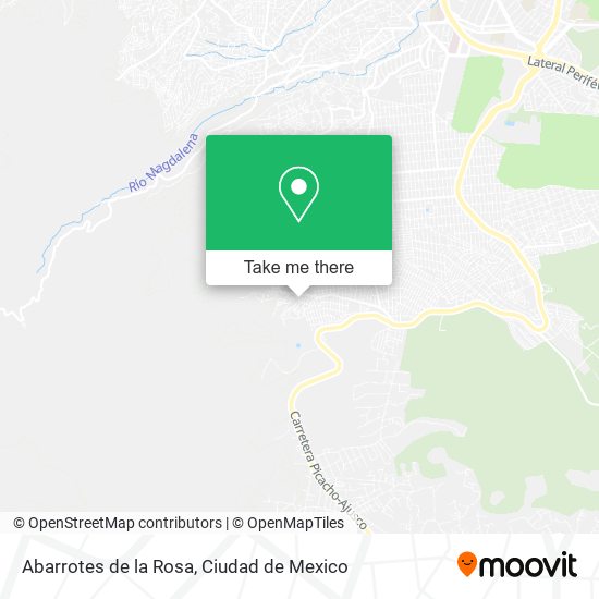 Abarrotes de la Rosa map