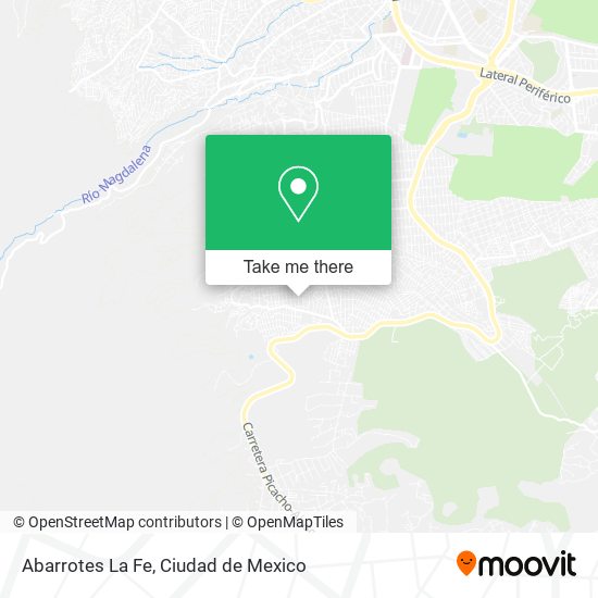 Abarrotes La Fe map