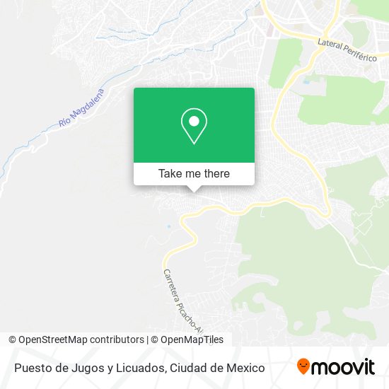 Puesto de Jugos y Licuados map