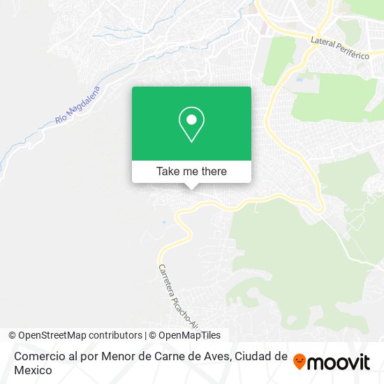 Comercio al por Menor de Carne de Aves map