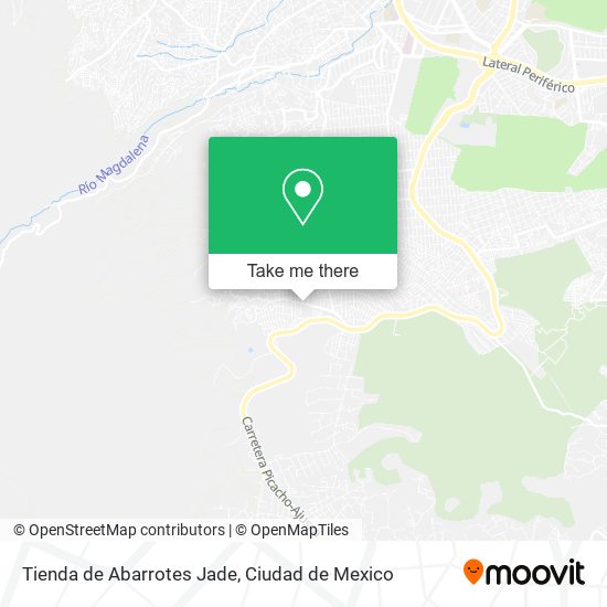 Mapa de Tienda de Abarrotes Jade