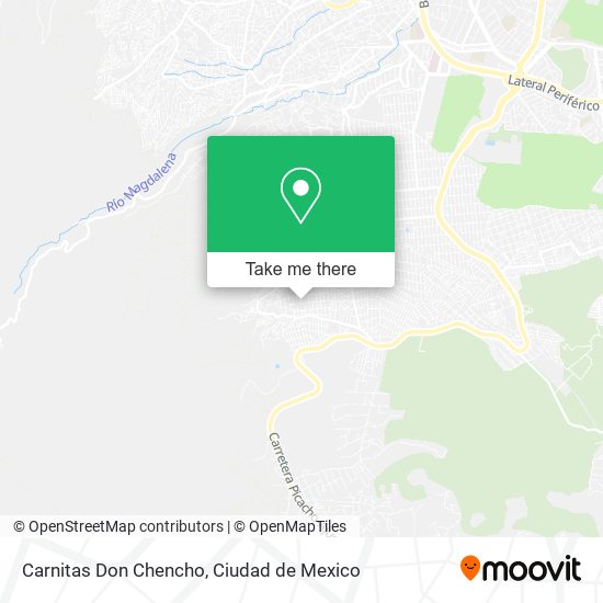 Carnitas Don Chencho map