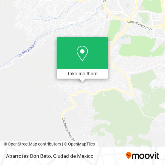 Abarrotes Don Beto map