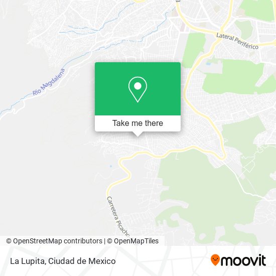 La Lupita map