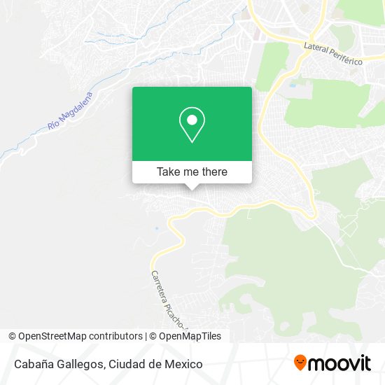 Cabaña Gallegos map