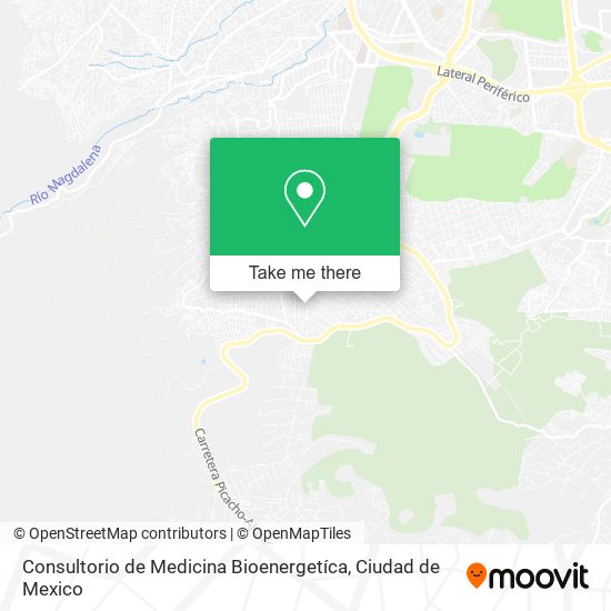 Consultorio de Medicina Bioenergetíca map