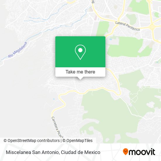 Miscelanea San Antonio map