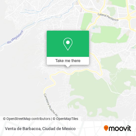 Venta de Barbacoa map