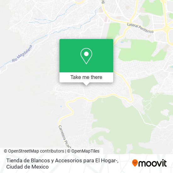 Tienda de Blancos y Accesorios para El Hogar- map