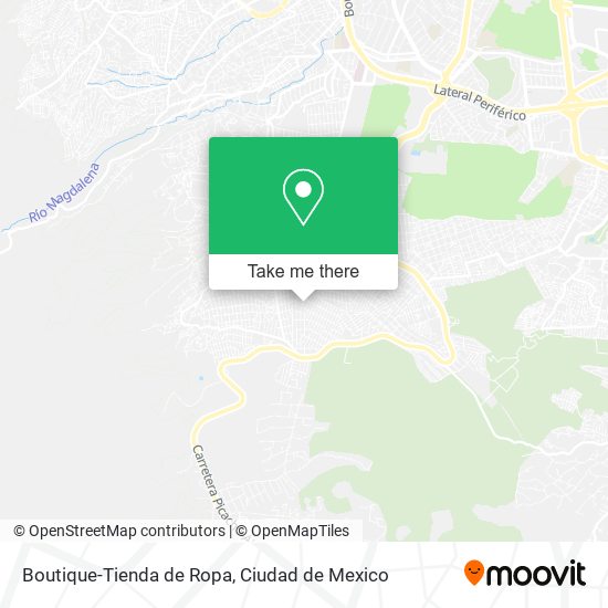 Mapa de Boutique-Tienda de Ropa