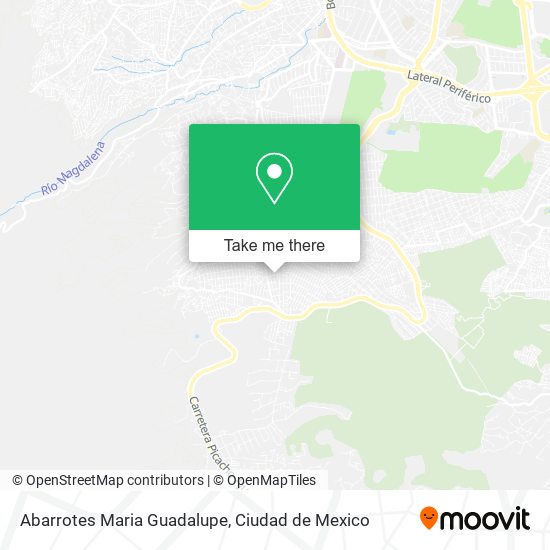 Mapa de Abarrotes Maria Guadalupe