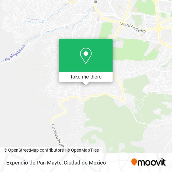 Mapa de Expendio de Pan Mayte