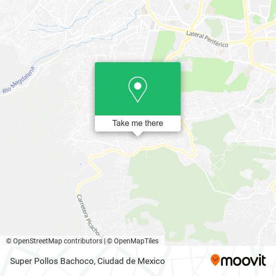 Super Pollos Bachoco map