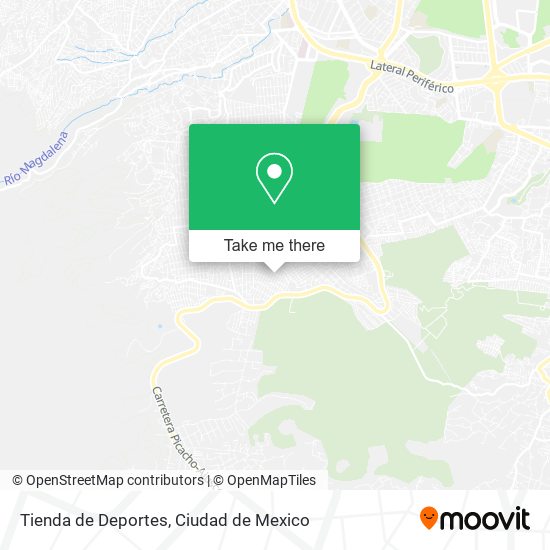 Tienda de Deportes map