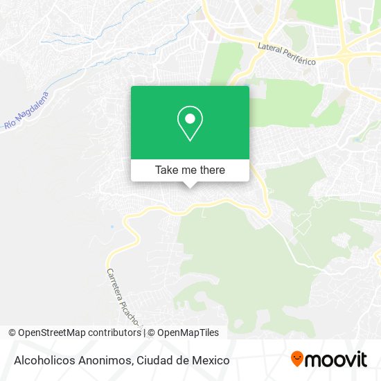 Mapa de Alcoholicos Anonimos