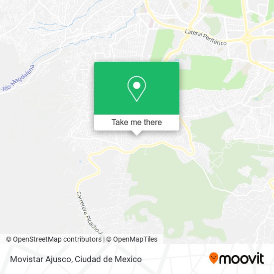 Mapa de Movistar Ajusco