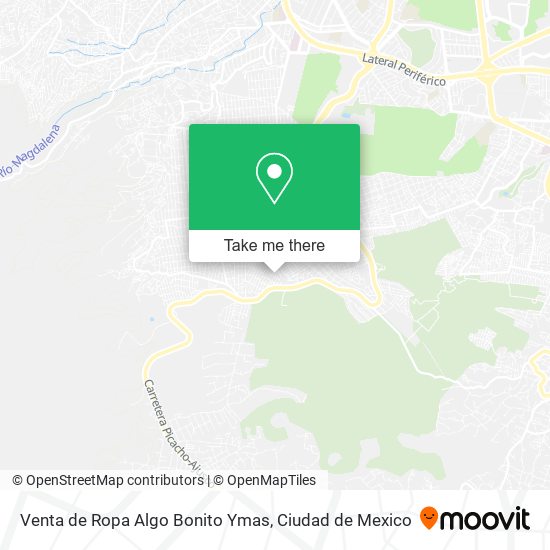 Venta de Ropa Algo Bonito Ymas map