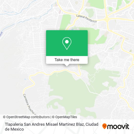 Tlapaleria San Andres Misael Martinez Blaz map