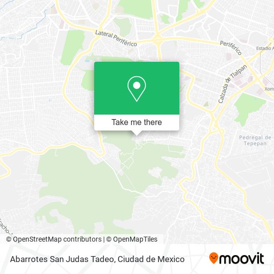 Abarrotes San Judas Tadeo map