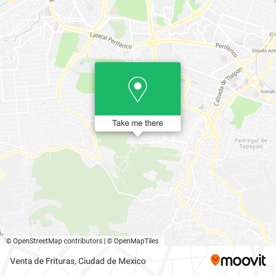 Venta de Frituras map