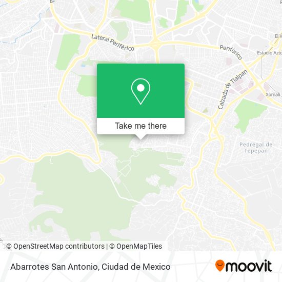 Abarrotes San Antonio map